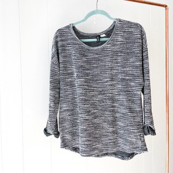 Heathered Slub Knit Sweater - Picture 2 of 5